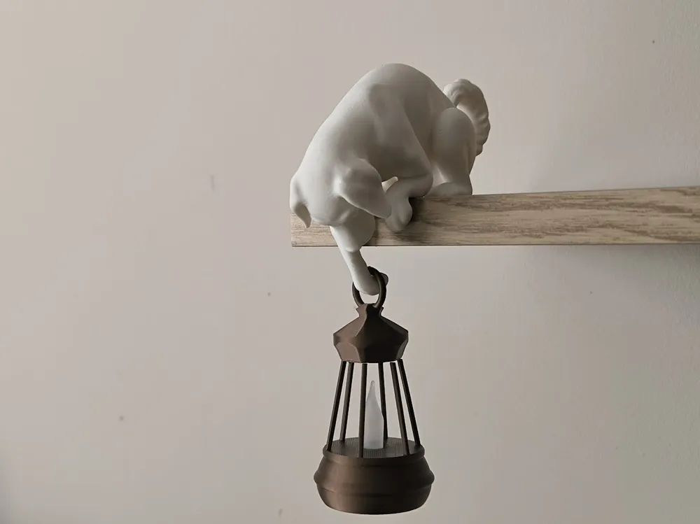قلاب آویز طاقچه طرح سگ